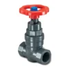 Chemline GB Series PVC, Threaded Globe Valve – heavy-duty thermoplastic valve for precise flow control in industrial and chemical processing applications.
