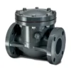 Chemline SW Series PVC Swing Check Valve – corrosion-resistant thermoplastic valve for reliable backflow prevention in industrial piping systems.